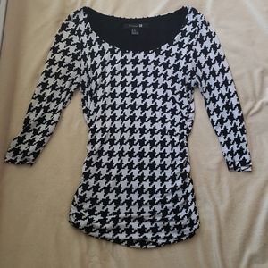 🔵Houndstooth dress top